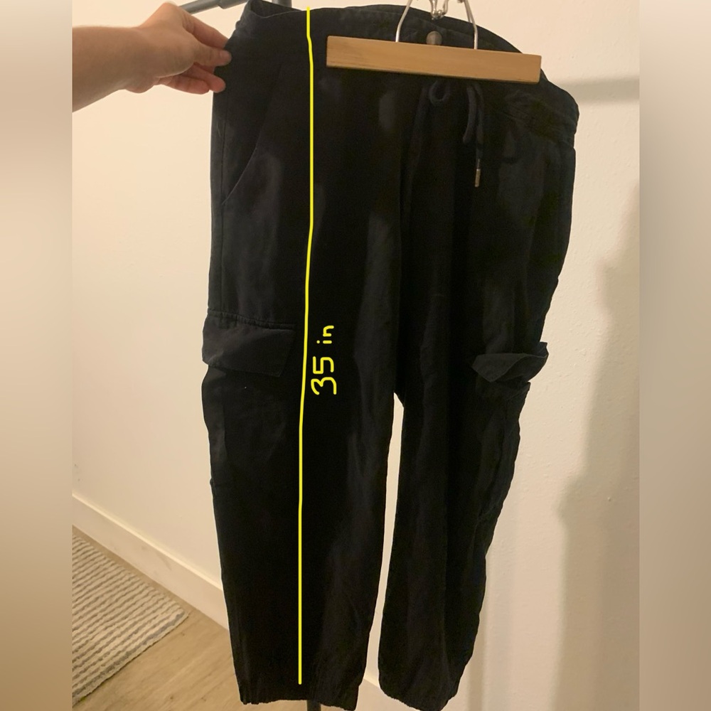 Black Zara cargo pants